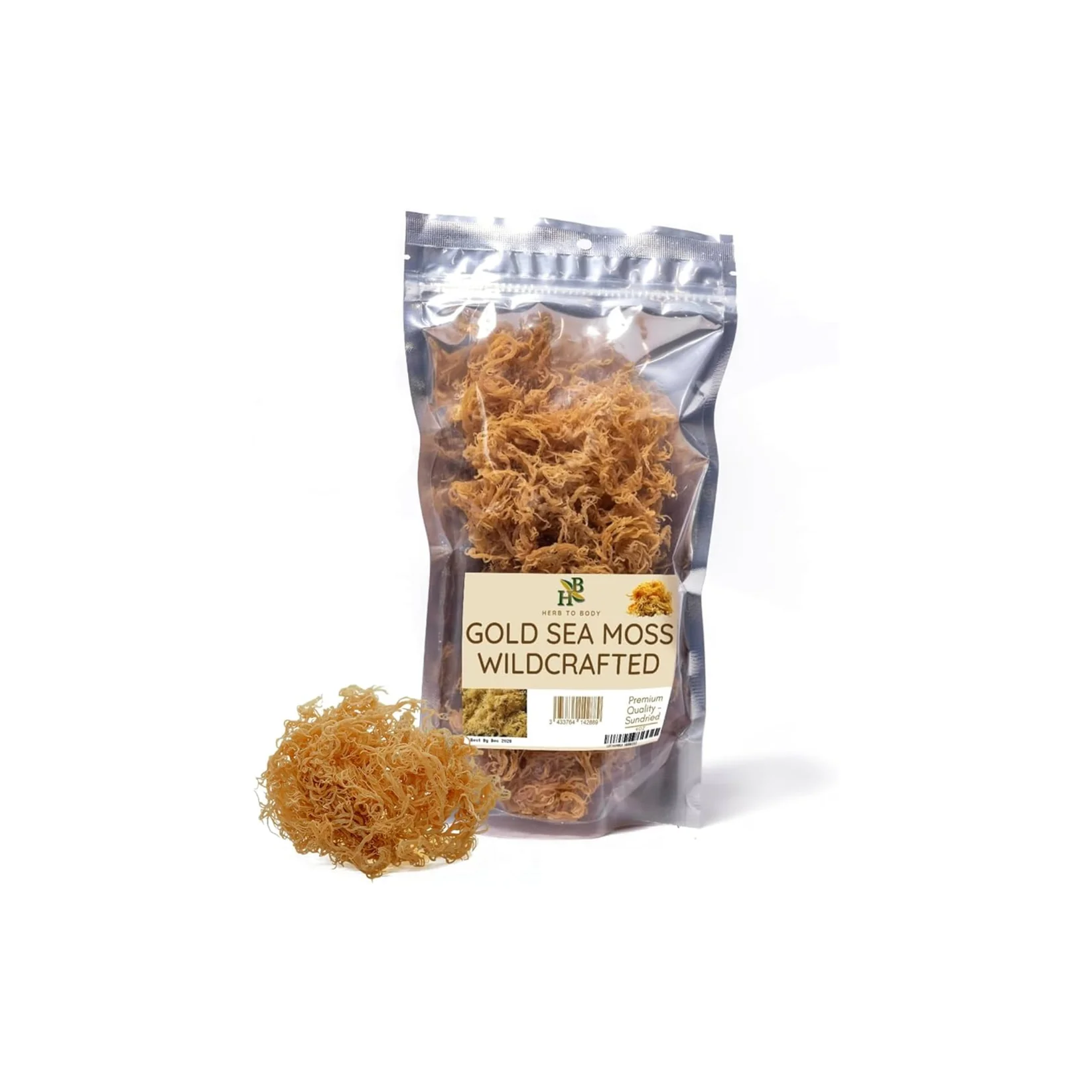 TealB - Herb to Body Gold Irish Sea Moss (Wildcrafed)